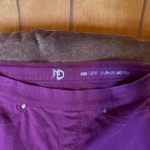 Women’s New Direction sz 12 pull on jeans.